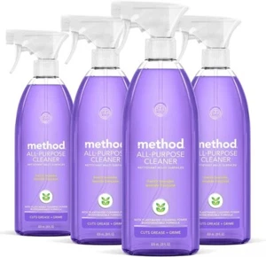Method All-Purpose Cleaner Spray, French Lavender, Plant-Based 28 Oz Pack of 4 - Picture 1 of 7