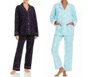 PJ Salvage Women's Printed Flannel Pajama Set XS, S, M, L - Picture 1 of 3