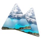 2x Triangle Coaster - Garibaldi Lake Whistler Canada #21575