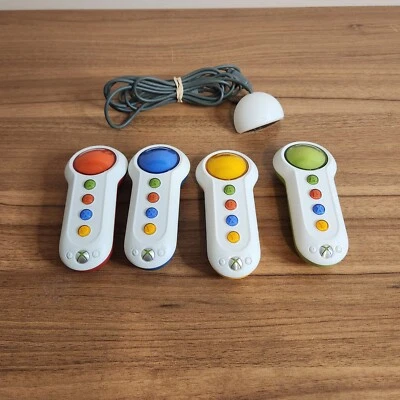 OEM SCENE IT WIRELESS BUZZER (4) BIG BUTTON PAD AND IR RECEIVER XBOX 360 - Bild 1 von 4