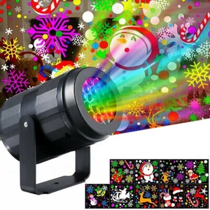 16 Pattern LED Christmas Projector Light Snow Landscape Garden Xmas Lamp Outdoor - Picture 1 of 12