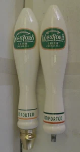 Lot of 2 Original Wexford Irish Cream Ale Imported Beer Tap Handles -Used - RARE - Picture 1 of 8