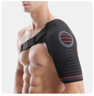 Adjustable Belt Sleeve Sprains Shoulder Brace Rotator Cuff Pain Relief Support - Image 1 of 4