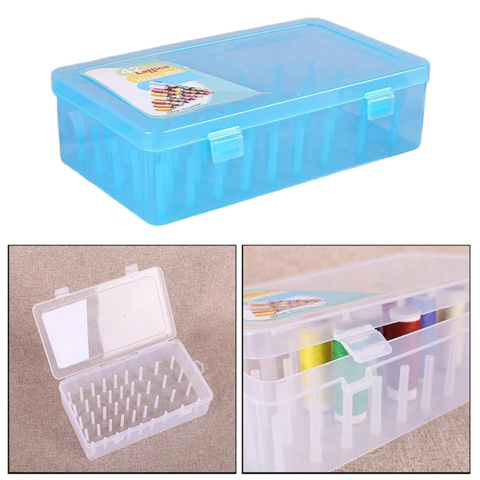 Sewing Thread Storage Box Craft Organiser Case Dustproof - Image 1 of 1