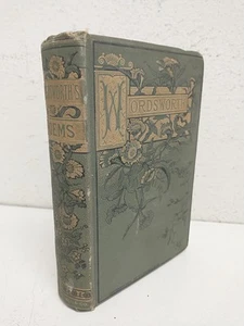 ANTIK DIE POETISCHEN WERKE VON WORDSWORTH T.Y. Crowell Hardcover vergoldet 1884 - Bild 1 von 6