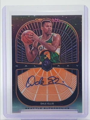 Dale Ellis 2019-20 Obsidian Galaxy autógrafo naranja grabado automático/50 Q3329 Foto 1 de 2