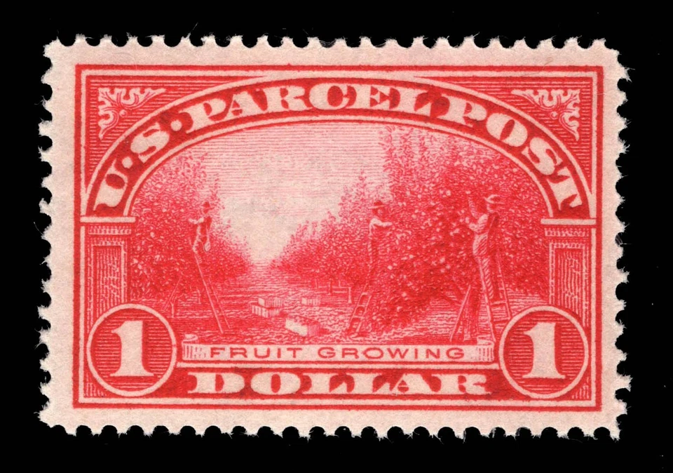 MOMEN: US STAMPS #Q12 PARCEL POST MINT OG LH PSE GRADED CERT VF-80J LOT #94848 - Image 1 of 3