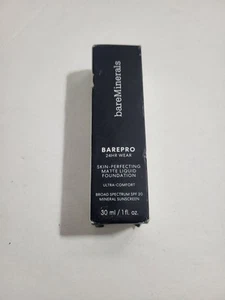 BareMinerals BarePro Skin-Perfecting Matte Liquid Foundation Fair 10 Warm New - Picture 1 of 7