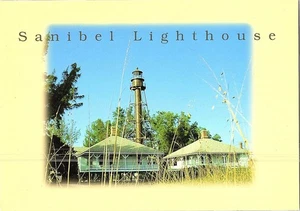 Sanibel Leuchtturm Florida fotochrome Postkarte von Gerri Much - Bild 1 von 2