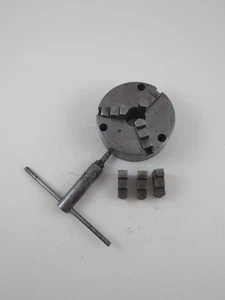 Portabrocas de torno Walker Turner 3" 3 mordazas desplazamiento trasero liso 0,780" diámetro relojeros - Imagen 1 de 12