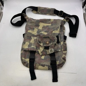 Goorin Bros Camo Satchel Bag Multicolored Shoulder Strap Hunting Ammo - Picture 1 of 13