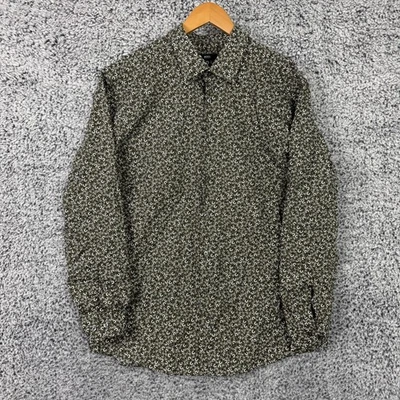 Hugo Boss Shirt Mens 2XL Slim Fit Floral Print Button Up Long Sleeve Adult XXL - Image 1 of 4