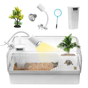 Clioran Turtle Habitat Kit with Filter, Lamp, and Accessories - Picture 1 of 1