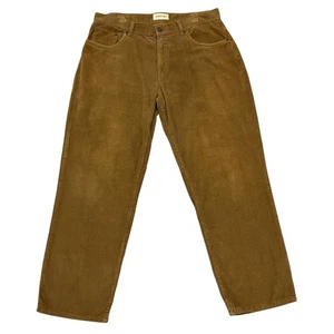 St. John's Bay Cord Jeans Braun Herren 34W 29L Relaxed Straight Fit Baumwolle - Bild 1 von 10