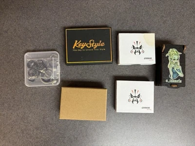 Lot of Ear Plugs Gauges Wood plastic, and metal. Earrings collection. ￼ - Image 1 of 4