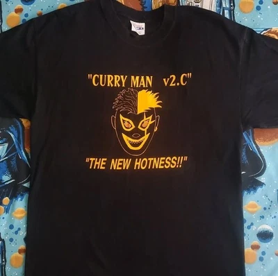 Curry Man Christopher Daniels Indy Shirt Vintage Pro Wrestling ROH TNA WWF ECW - Image 1 of 4