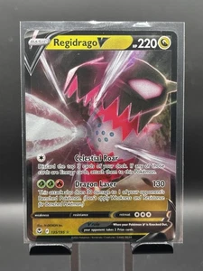 Regidrago V Ultra Rare Silver Tempest 135/195 Pokemon Card US Seller - Picture 1 of 2