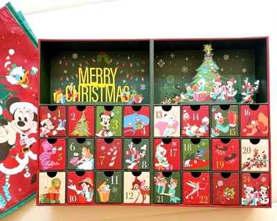 Disney Advent Calendar 2023 Limited Edition H33×22.5cm w/ Christmas Shopping Bag - Image 1 of 4