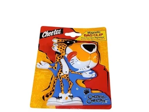 Chester Cheetah Cheetos Magnetic Chip Bag Clip Frito Lay 2000 NEW Vintage - Picture 1 of 4