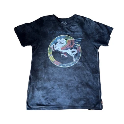 Camiseta Grande Trunk LTD Steve Miller Banda Pegaso Logo Lavado Negra Vintage Rock Foto 1 de 4