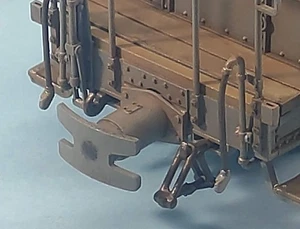 1:45 0m Hooks, chain couplers. NO Bemo - Bild 1 von 2