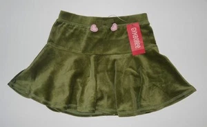NWT Sz 6 Gymboree Gingerbread Girls Green Velour Skort Skirt Holiday Hearts - Picture 1 of 2