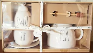 Juego de regalo de 5 piezas de tetera de cerámica taza de té sorbo dulce sorbo de té Rae Dunn magenta - Imagen 1 de 9