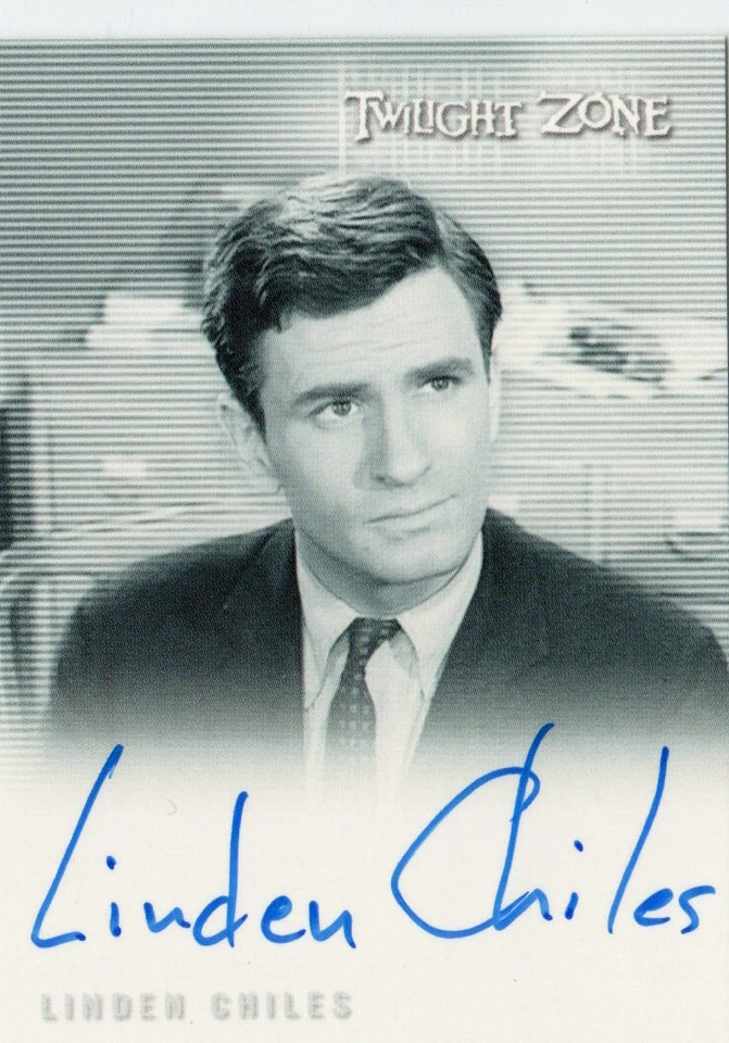 Complete Twilight Zone 50th Ann Auto A-123 Linden Chiles as Hall - Image 1 of 1