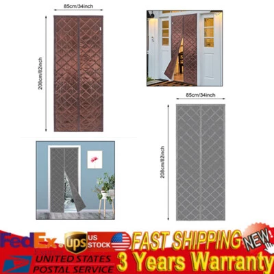 Cortina de puerta con aislamiento térmico magnético cortina de puerta aislada impermeable PVC Foto 1 de 4