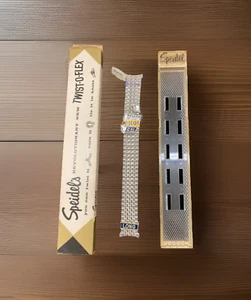 Speidel Twist O Flex Vintage NOS Men’s Watch Band Stainless Steel #675 - Picture 1 of 6