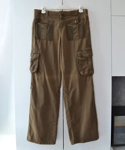 2003 Vintage DOLCE GABBANA Cargohose Hose D&G braun Fallschirmtaschen - Bild 1 von 8