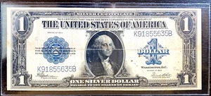 Fr 237 1923 $1 Silver Certificate K91855635B Horse Blanket - Picture 1 of 2