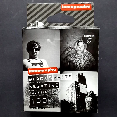 Lomography LOMO 100 ISO Black & White 120 Negative Film for Diana F+ LC-A+ LC-A - image 1 of 2