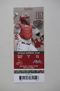 CARDINALS VS BRAVES 7/24/2015 FULL TICKET ~ TIM COONEY (1ST CAREER WIN) - Picture 1 of 1
