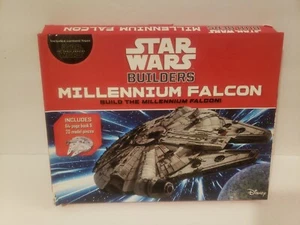 Star Wars Builders Millennium Falcon Book & Model Kit - Foto 1 di 12