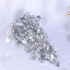 Mini Christmas Tree w/ White Tipped Cones - Xmas Table Decor & Party Favors