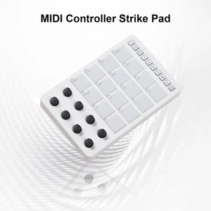 MIDI Controller Strike Pad 16 RGB Backlit Beat Pads 8 Assignable Knobs H7P3 - Picture 1 of 12