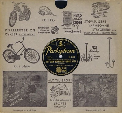 DUKE ELLINGTON Hot and Bothered b/w Swampy River UK 1930 Parlophone R 582 - Image 1 of 3