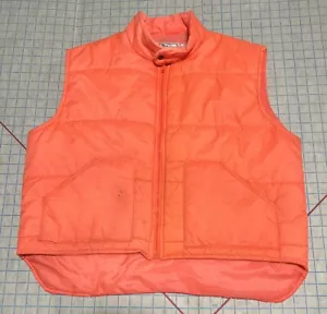 Elkmont Blaze Orange Puffer Weste Herren XL Chore Zip Vintage - Bild 1 von 19