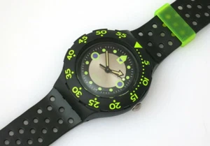 SHAMU / BLACK WAVE - SWATCH Scuba - SDB102 - NEU und ungetragen - Picture 1 of 3