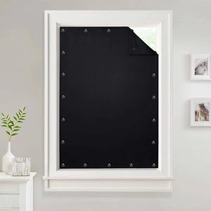 Temporary Blackout Blinds Curtain for Window Travel Portable Adjustable Suckers - Picture 1 of 7