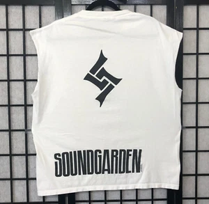 Camiseta Soundgarden Vintage 1992 Rara Camiseta Blanca XL Corte Brockum Mangas Años 90 PP - Imagen 1 de 15
