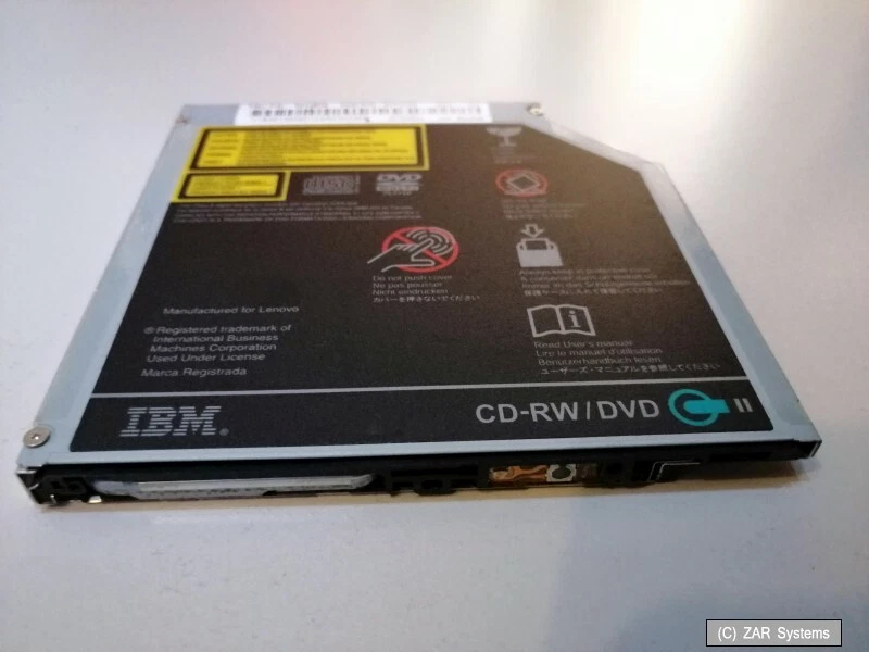 IBM 39T2528 39T2529 ThinkPad CD-RW/DVD-ROM Combo II UltraBay Slim Drive, Brenner - Bild 1 von 1