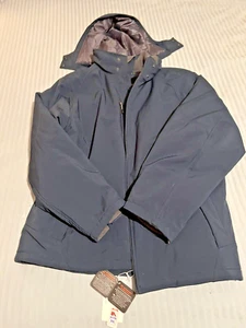 Neu North End klassisch marineblau Farbe 2XL Winter Kapuze Reißverschluss Mantel - Bild 1 von 7