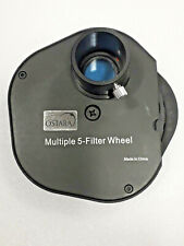 OSTARA 5x MULTIPLE FILTER WHEEL WITH FILTERS FOR ASTRONOMICAL TELESCOPE 1.25"
