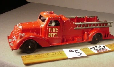 Camión de Bomberos Metal Masters Co de Colección 10" Diecast Juguete Driver Escaleras PA Lote 5 Foto 1 de 4