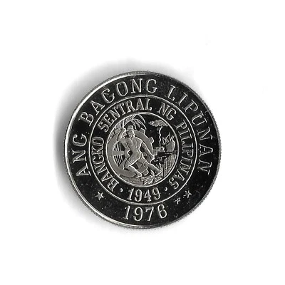 *Rare* 1976 FM Proof Philippines 25 Sentimos World Coin - Mintage 9,901 - Image 1 of 2
