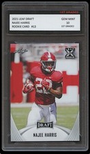 NAJEE HARRIS 2021 / '21 LEAF DRAFT 1ST GRADED 10 ROOKIE CARD PITTSBURGH STEELERS