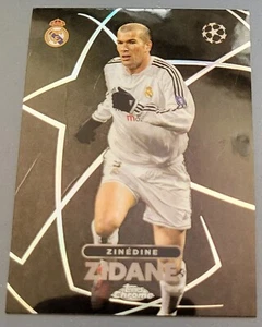TOPPS CHROME UCC 23-24, ZINEDINE ZIDANE, BLACK EDGE, REAL MADRID, BE-9 - Picture 1 of 2
