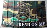 Don't Tread on Me Gadston Flag Camouflage Camo Nylon Polyester Flag 3 x 5 feet